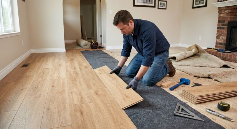 Laminate Floor Remodeling in Westmoreland County, PA