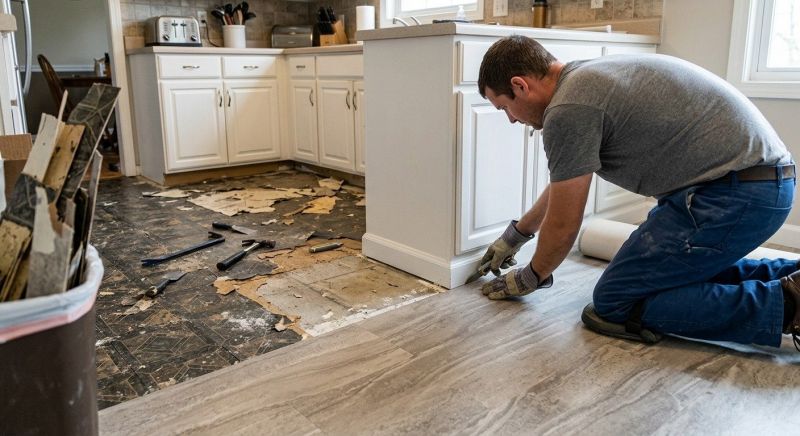 Linoleum Flooring Replacement in Westmoreland County, PA